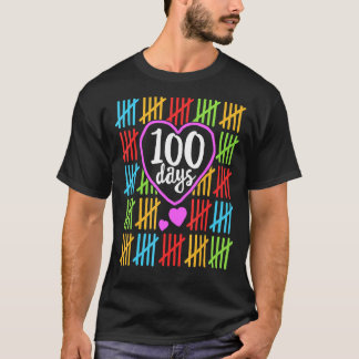 Camiseta 100 días más inteligentes para estudiantes 100 día