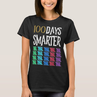 Camiseta 100 días más inteligentes para estudiantes 100 día
