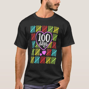 Camiseta 100 días más inteligentes para los escolares