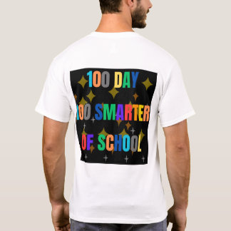 Camiseta 100 días más inteligentes para los niños maestros 
