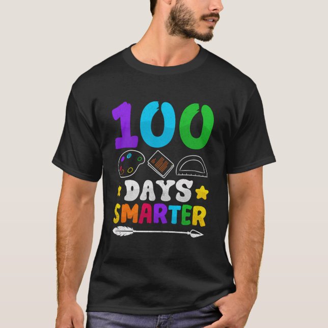 Camiseta 100 Días Más Inteligentes Profesor 100º Día De Ens (Anverso)