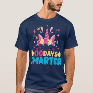 Camiseta 100 días más inteligentes, profesora de Chicas uni