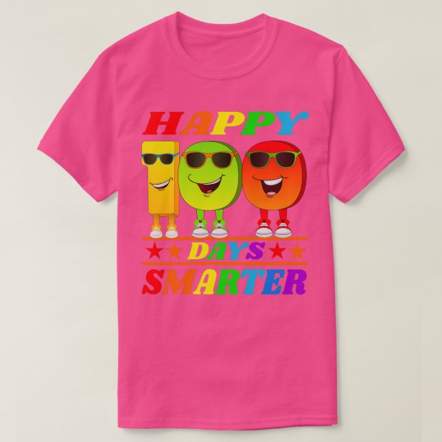 Camiseta 100 días más inteligentes s 2 (Diseño del anverso)