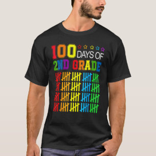 Camiseta 100 días más inteligentes segundo curso 100° día d