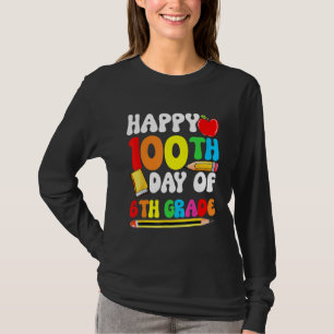 Camiseta 100 días más inteligentes Sexto grado 100 día esco