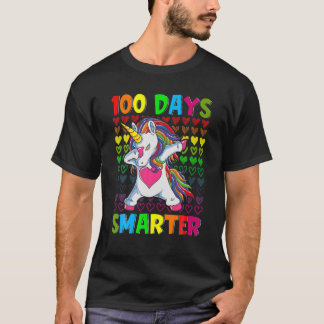 Camiseta 100 Días Más Inteligentes Unicorn Lover Diseño 100