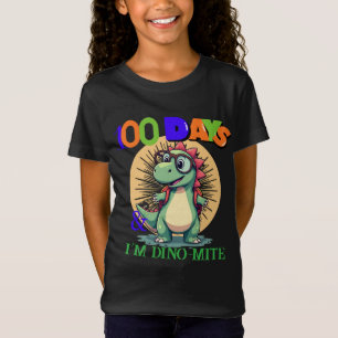 Camiseta ¡100 Días más Inteligentes y Dino-Mite!   Escuela 