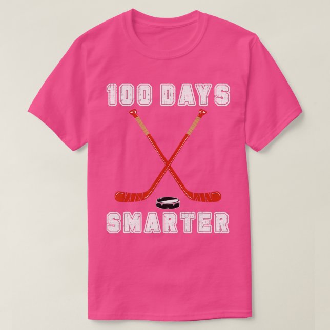 Camiseta 100 días más inteligentes y felices 100 días de ho (Diseño del anverso)