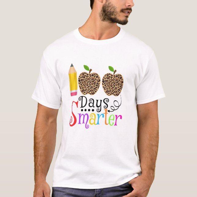 Camiseta 100 días niños más inteligentes (Anverso)