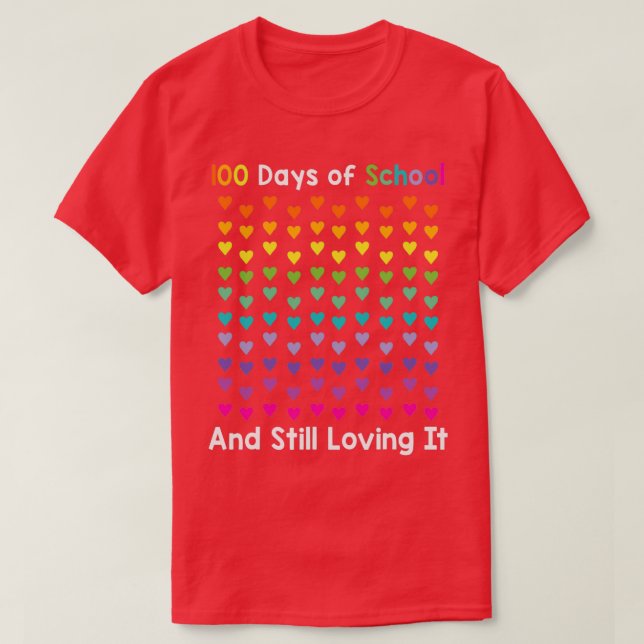 Camiseta 100 días niños más inteligentes 100 días de recuen (Diseño del anverso)