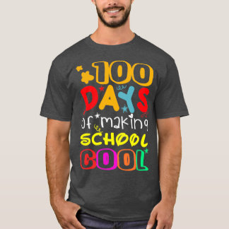 Camiseta 100 Días Para Hacer Profesores De Chicas De Niños