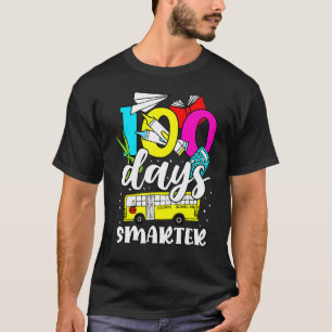 Camiseta 100 Días Profesor Más Inteligente Autobús Niños 10