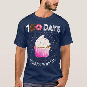 Camiseta 100 días salpicados con divertidos y divertidos 10