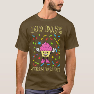 Camiseta 100 días salpicados con los amantes de las tartas 
