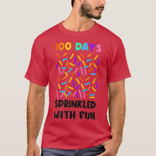 Camiseta 100 días salpicados con los amantes de las tartas