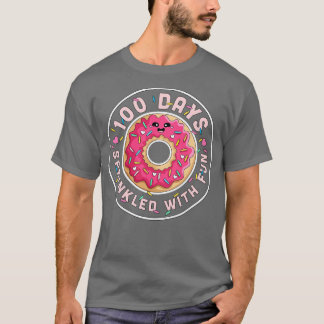 Camiseta 100 días salpicados con niños divertidos