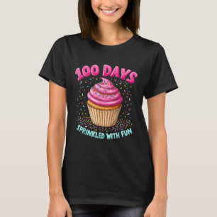Camiseta 100 días salpicados con tarta divertida 100 días d
