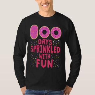 Camiseta 100 Días Salpicados De Diversión 100º Día Donut Mo