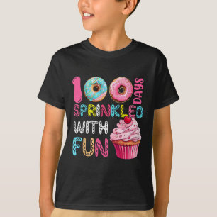 Camiseta 100 Días Salpicados De Diversión Cupcake 100º Día