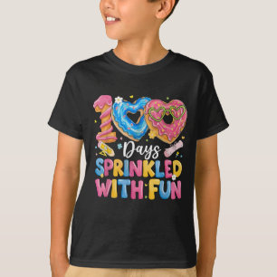 Camiseta 100 Días Salpicados de Diversión Donut Adorable