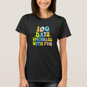 Camiseta 100 Días Salpicados de Diversión Profesor Estudia