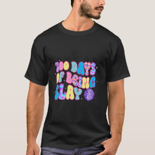 Camiseta 100 Días Siendo Alucina Disco Estudiantes Profesor