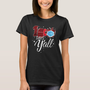 Camiseta 100 Días Todos Cara Máscara Feliz 100° Día de la E