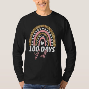 Camiseta 100 días todos los profesores estudiantes 100 días