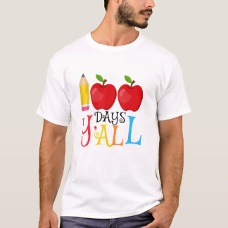 Camiseta 100 días todos para niños 100 días de scho