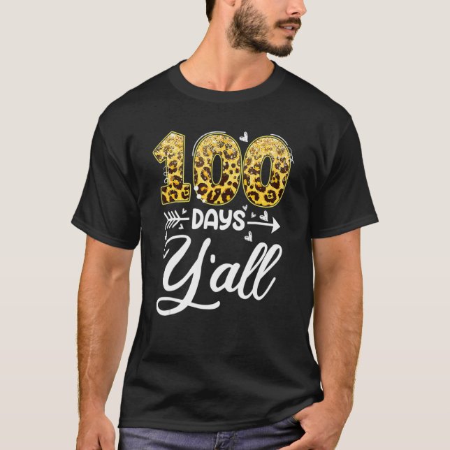 Camiseta 100 días todos profesores y estudiantes 100 días d (Anverso)