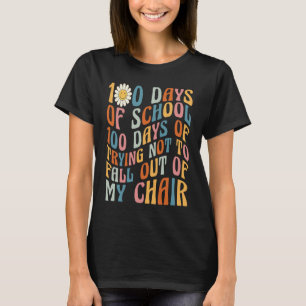 Camiseta 100 días tratando de no caer de mi silla