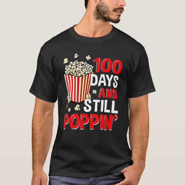 Camiseta 100 Días Y Aún Así Poppin 100 Días De Escolar (Anverso)