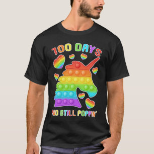 Camiseta 100 Días Y Aún Así Poppin Unicorn 100 Días De Tal