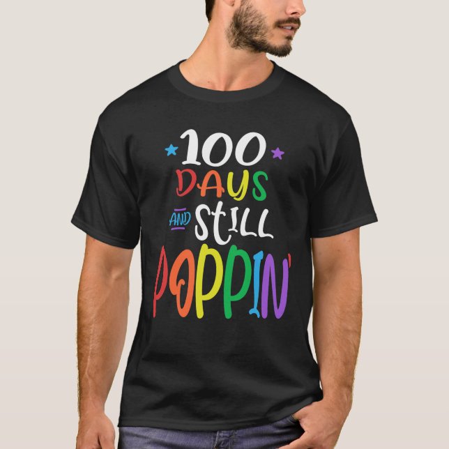 Camiseta 100 días y aún así se cumplen 100 días de clases (Anverso)