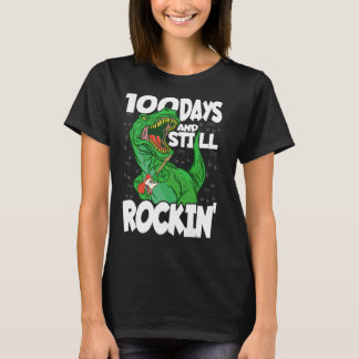 Camiseta 100 Días Y Aún Rockin - 100 Días De Colegio
