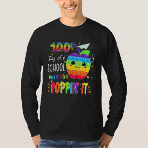 Camiseta 100 Días Y Todavía Poppin Feliz 100 Días De Escuel