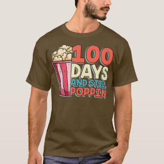 Camiseta 100 Días Y Todavía Poppin Popcorn Lover Estudiante