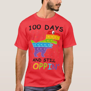 Camiseta 100 días y todavía Poppin Saurus kindergarten Teac
