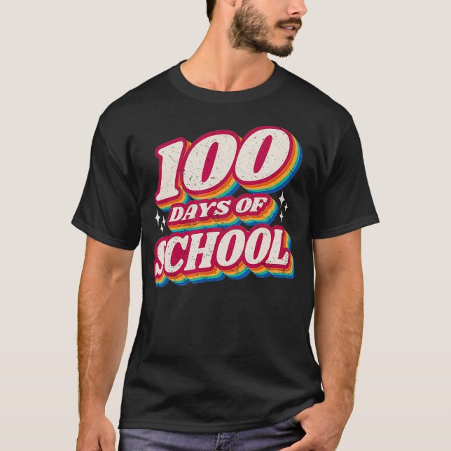 Camiseta 100 DÍAS Yu2019TOTAL Maestro o estudiante 100º Día (Anverso)