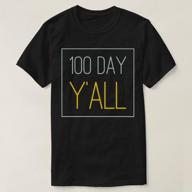 Camiseta 100 Días Yx27all De La Escuela Yx27all Idea Perfec (Diseño del anverso)