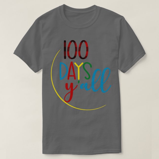 Camiseta 100 días Yx27all Gracioso 100º día de clases 14 (Diseño del anverso)