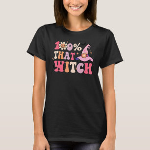 Camiseta 100 Esa Bruja Sombrísima Temporada Halloween Groov