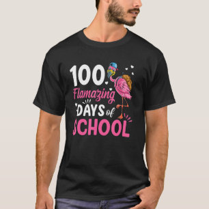 Camiseta 100 Flamantes Días Escolares Flamingo 100º D