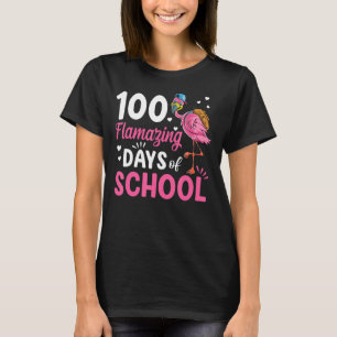 Camiseta 100 Flamantes Días Escolares Flamingo 100º D