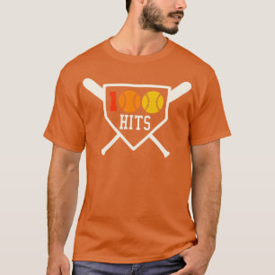 Camiseta 100 Hits Softball Baseball Coach High School Softb