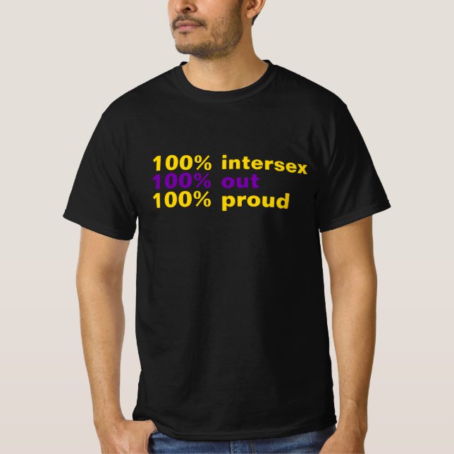 Camiseta 100% Intersexo (Anverso)