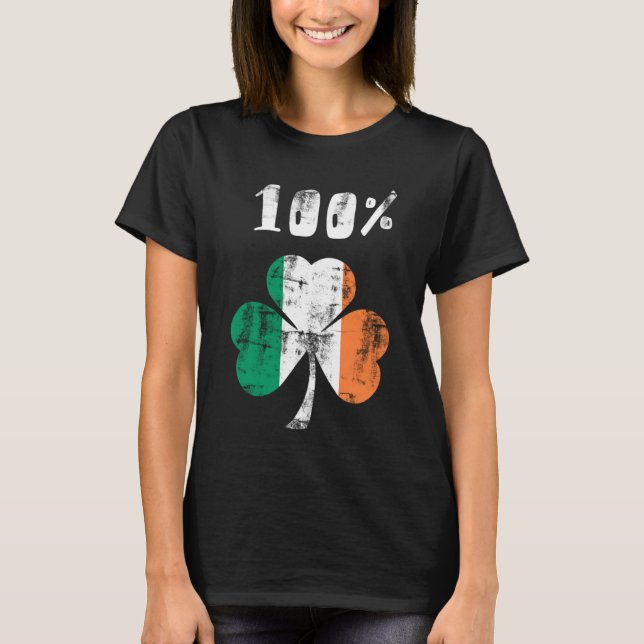 Camiseta 100% irlandés (Anverso)
