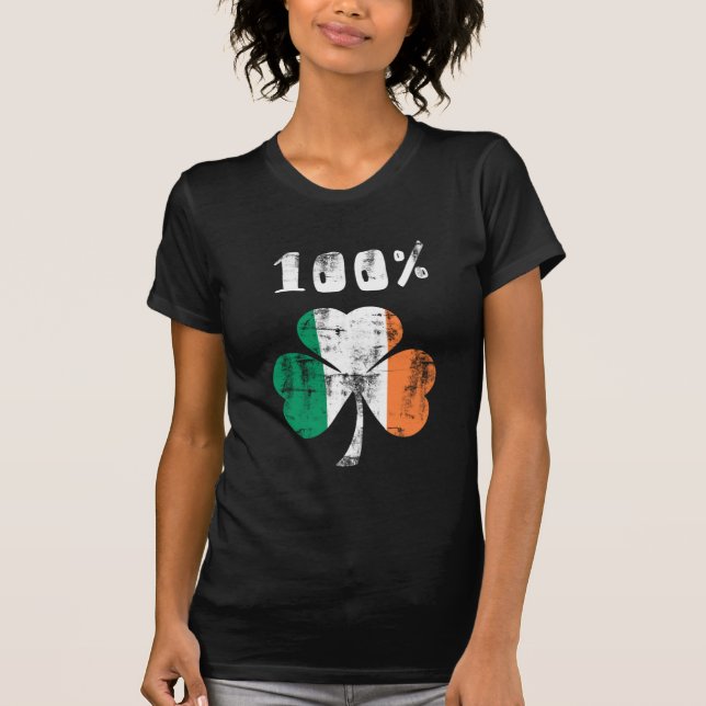 Camiseta 100% irlandés (Anverso)