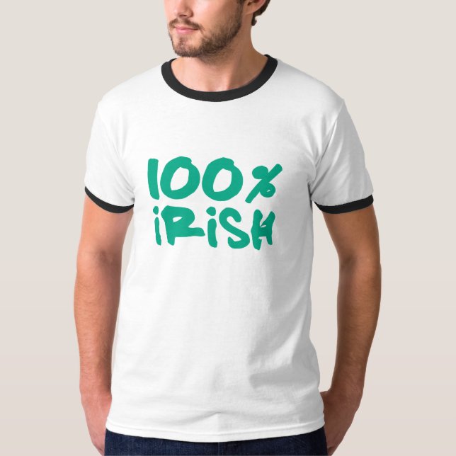 Camiseta 100% irlandés (Anverso)