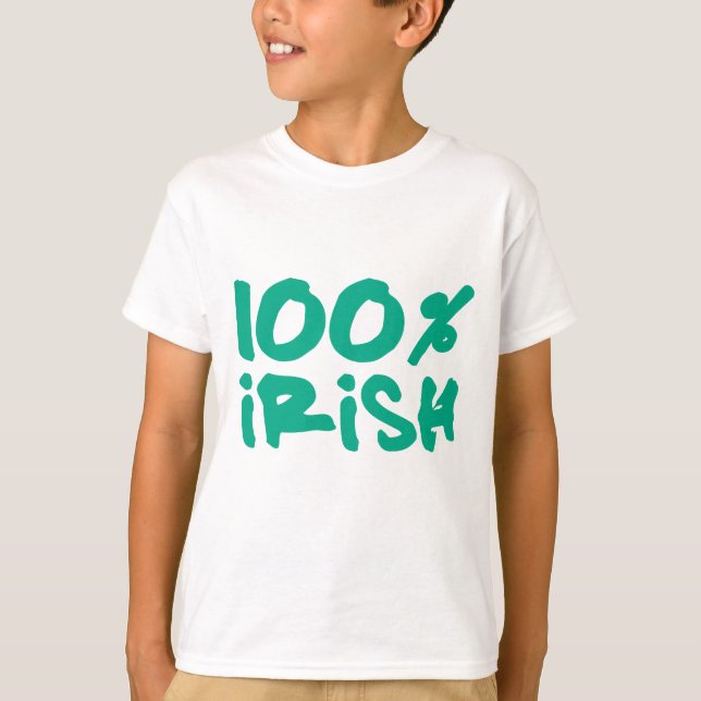 Camiseta 100% irlandés (Anverso)